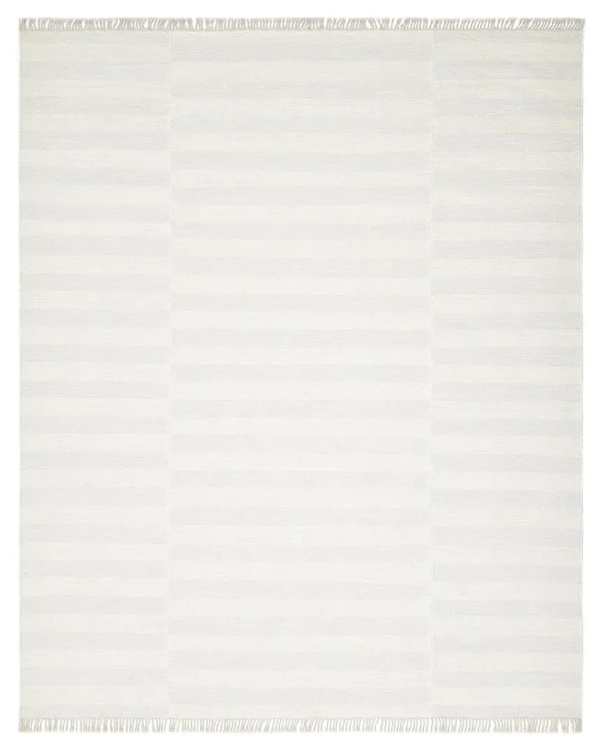 Suraj Hand-Woven Kilim Rug - Ivory, Wool image