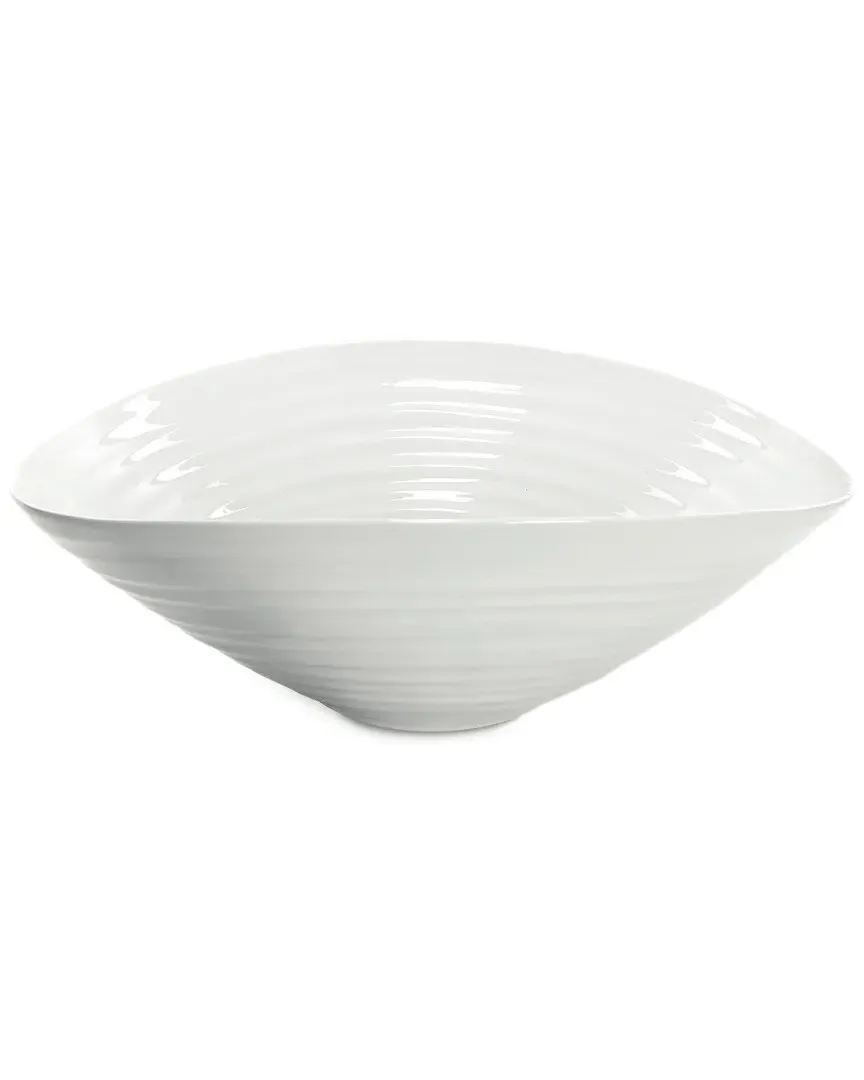 Portmeirion Large Salad Bowl - White, Porcelain image