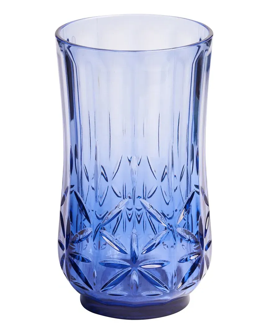 Set of 4 21oz Acrylic Tumblers - Blue image
