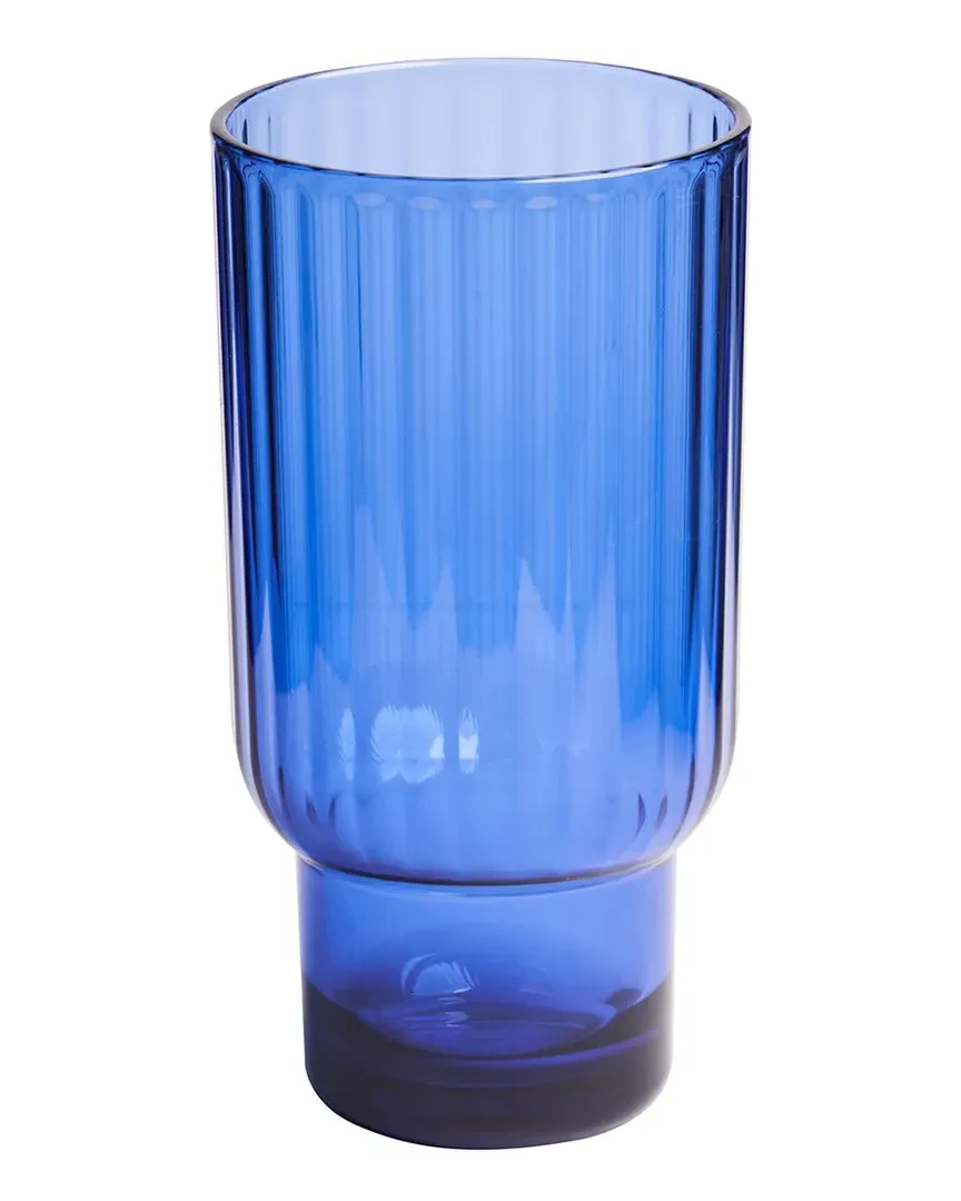 Set of 4 Tall Acrylic Tumblers - Blue image