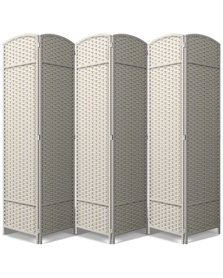 6 Panel Room Divider - Beige image