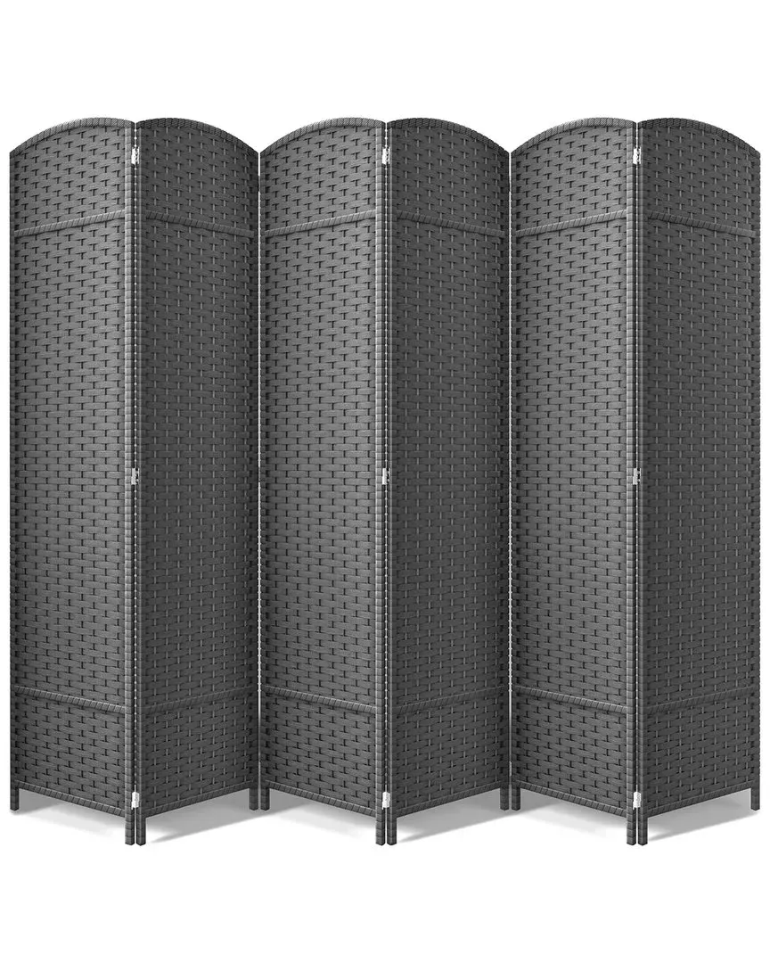 6 Panel Room Divider - Grey