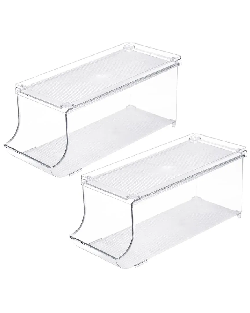 Sorbus 4-Pack Can Organizer Dispenser - Clear, Plastic image