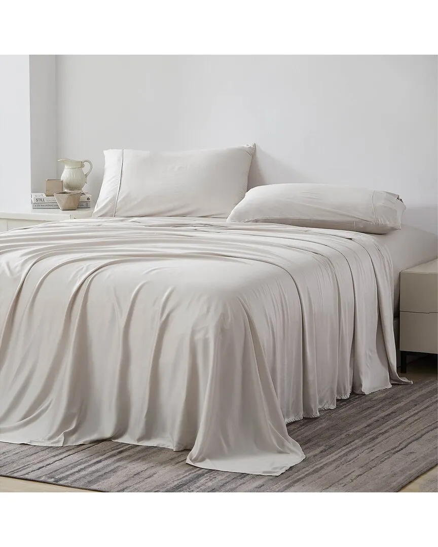 500 Thread Count Extra Deep Pocket Sheet Set - Bone, Tencel image