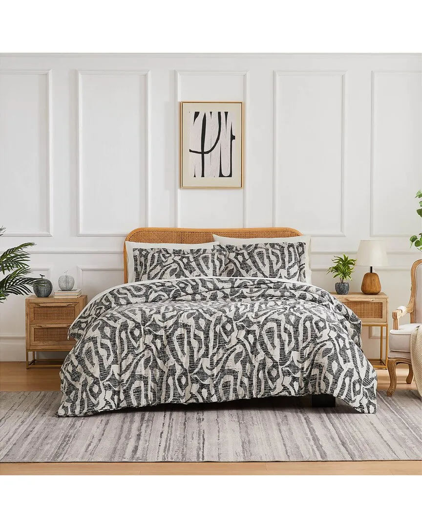 Khari Comforter Set - Slate, Microfiber