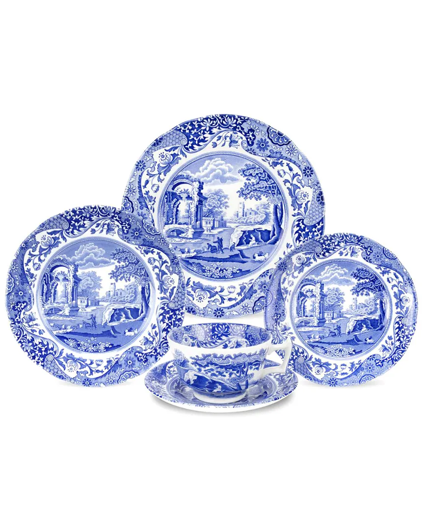 Blue Italian 5pc Place Setting - Earthenware