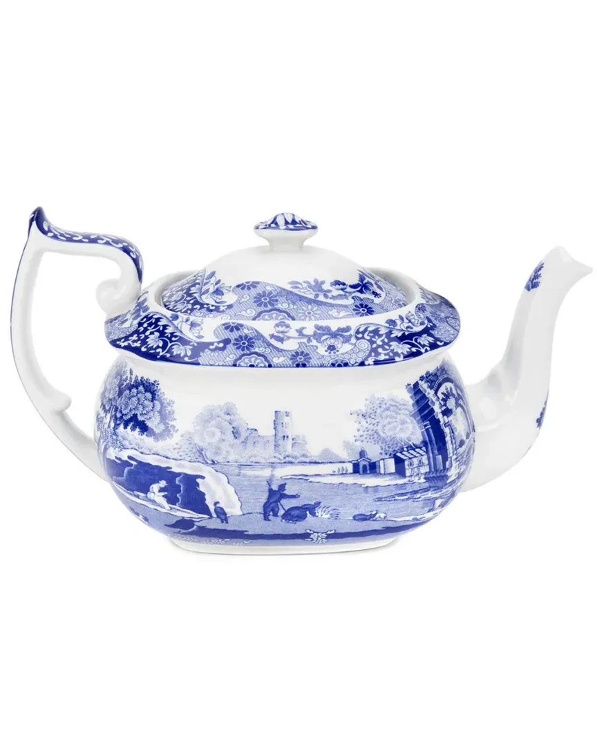 Blue Italian Teapot - Earthenware