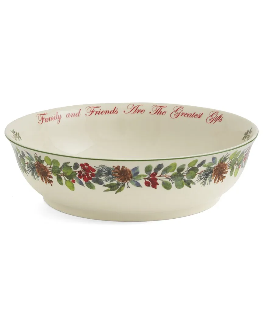Christmas Tree Annual Serving Bowl 2022 - Green, Fine China