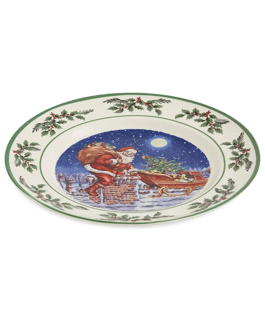 Christmas Tree Collectors Plate 2022 - Green, Stoneware image