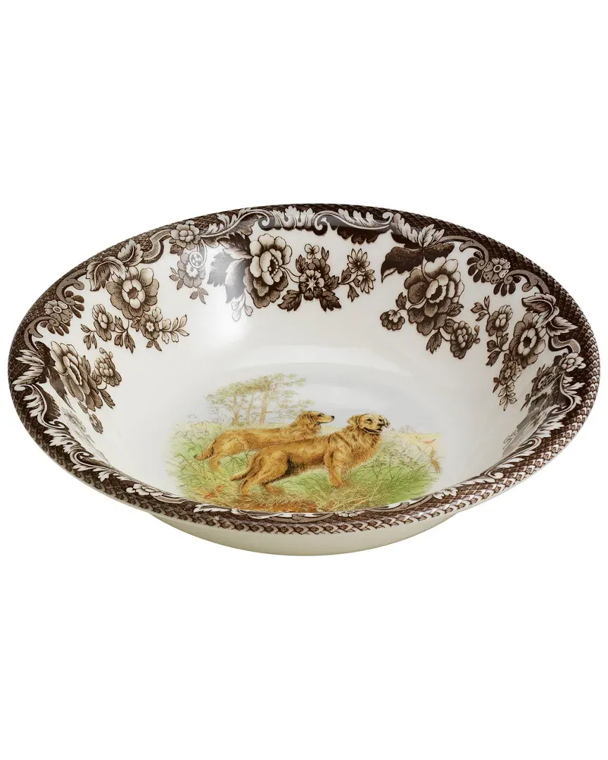 Woodland Golden Retriever Ascot Cereal Bowl - Earthenware