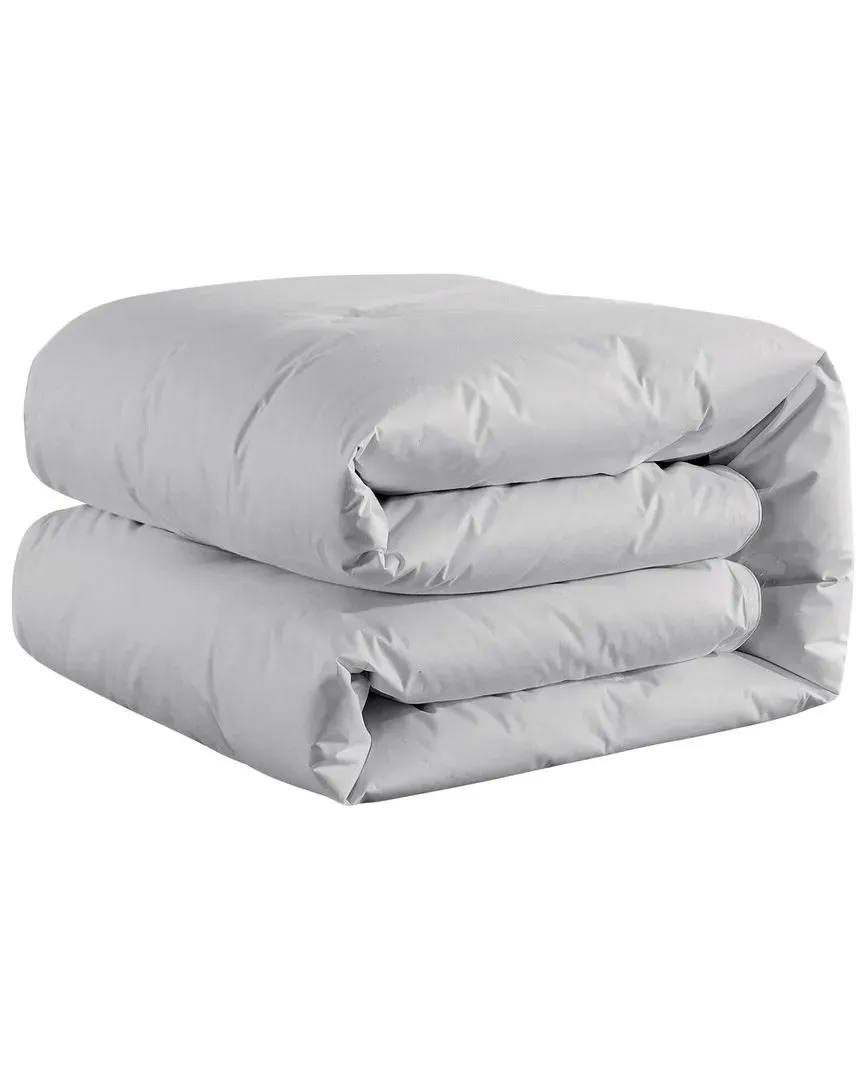 Button Stitch Down Alternative Comforter - Grey, Microfiber
