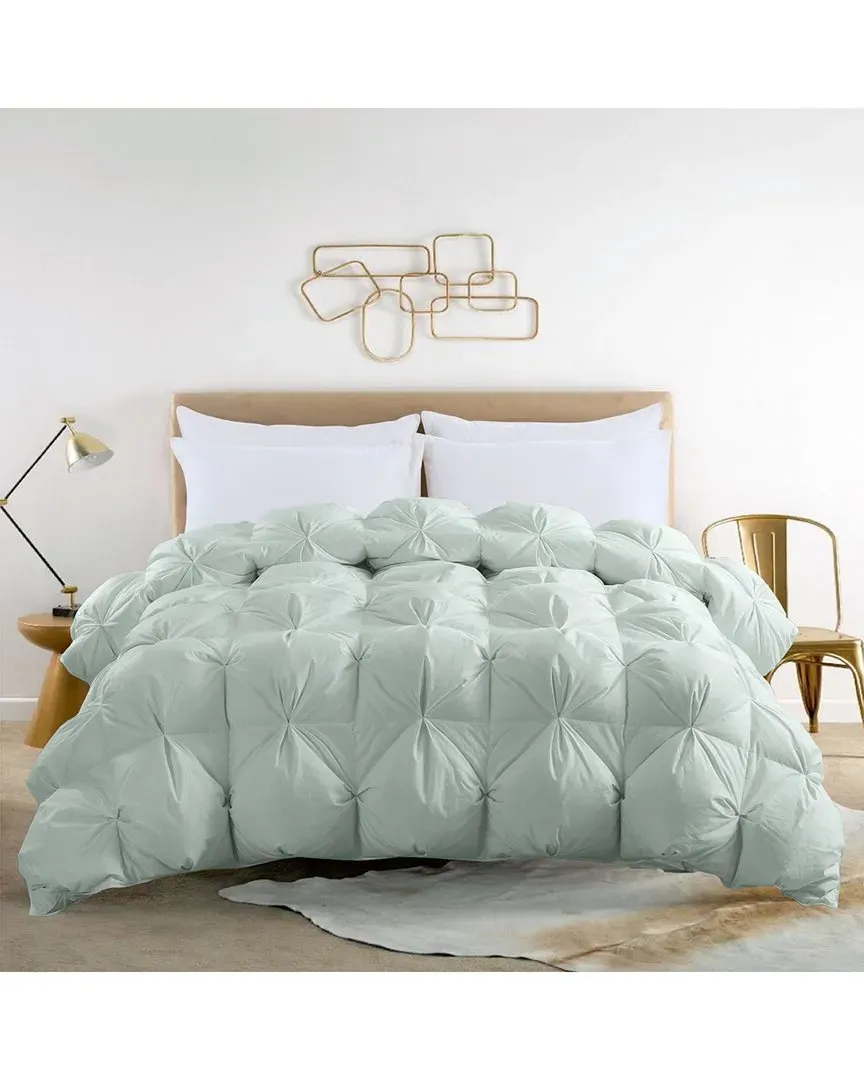 Pintuck Stitch Duck Down Comforter - Cotton