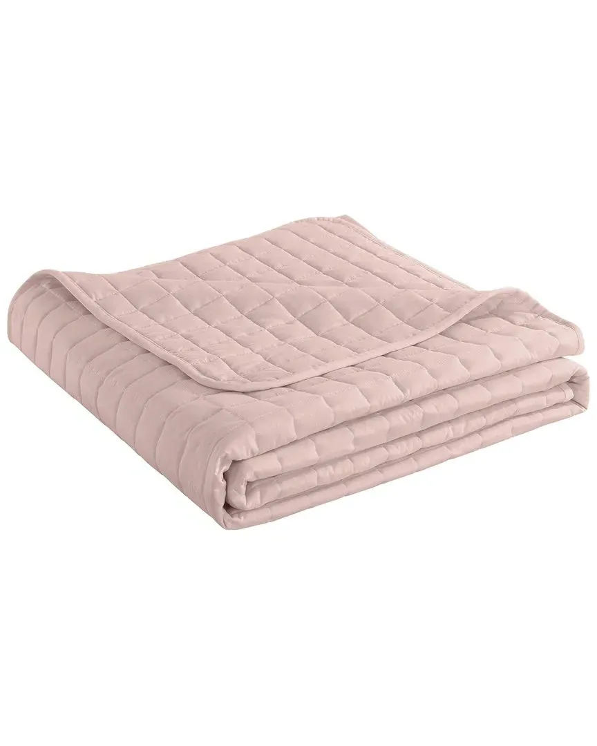 Velvet Trim Down Alternative Blanket - Pink, Microfiber
