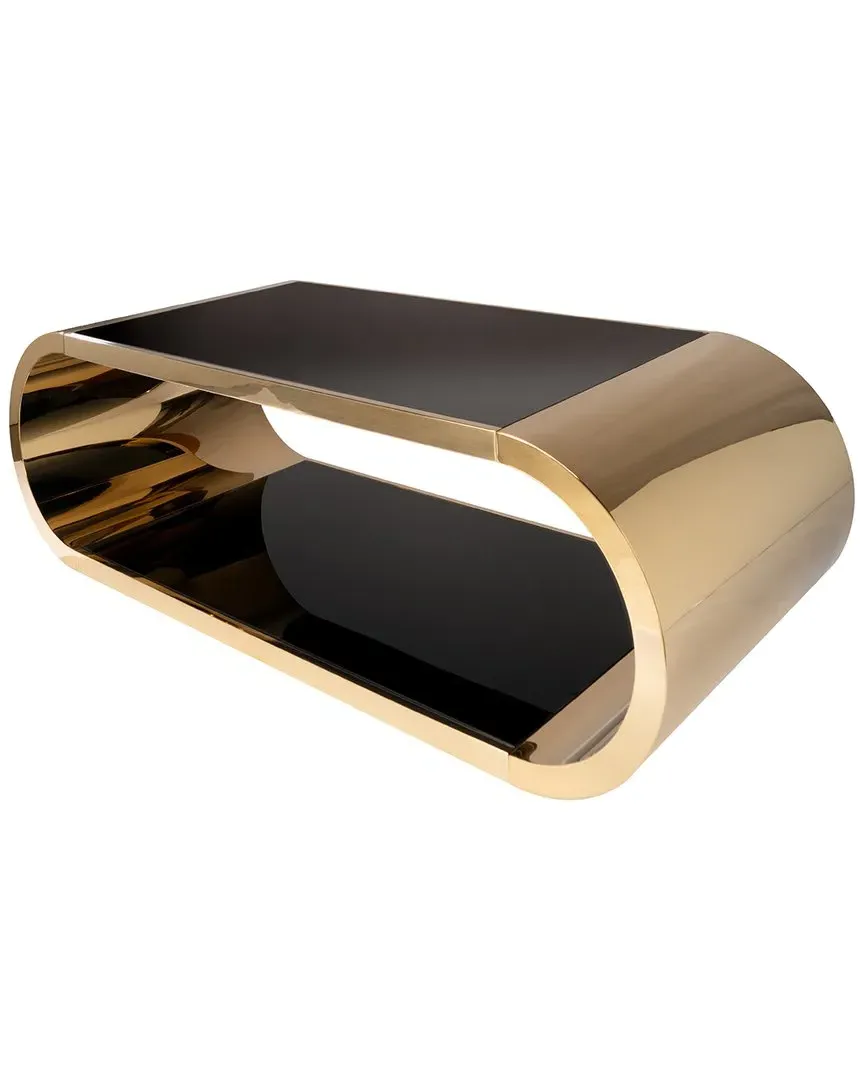 Pia Coffee Table - Chrome, Glass