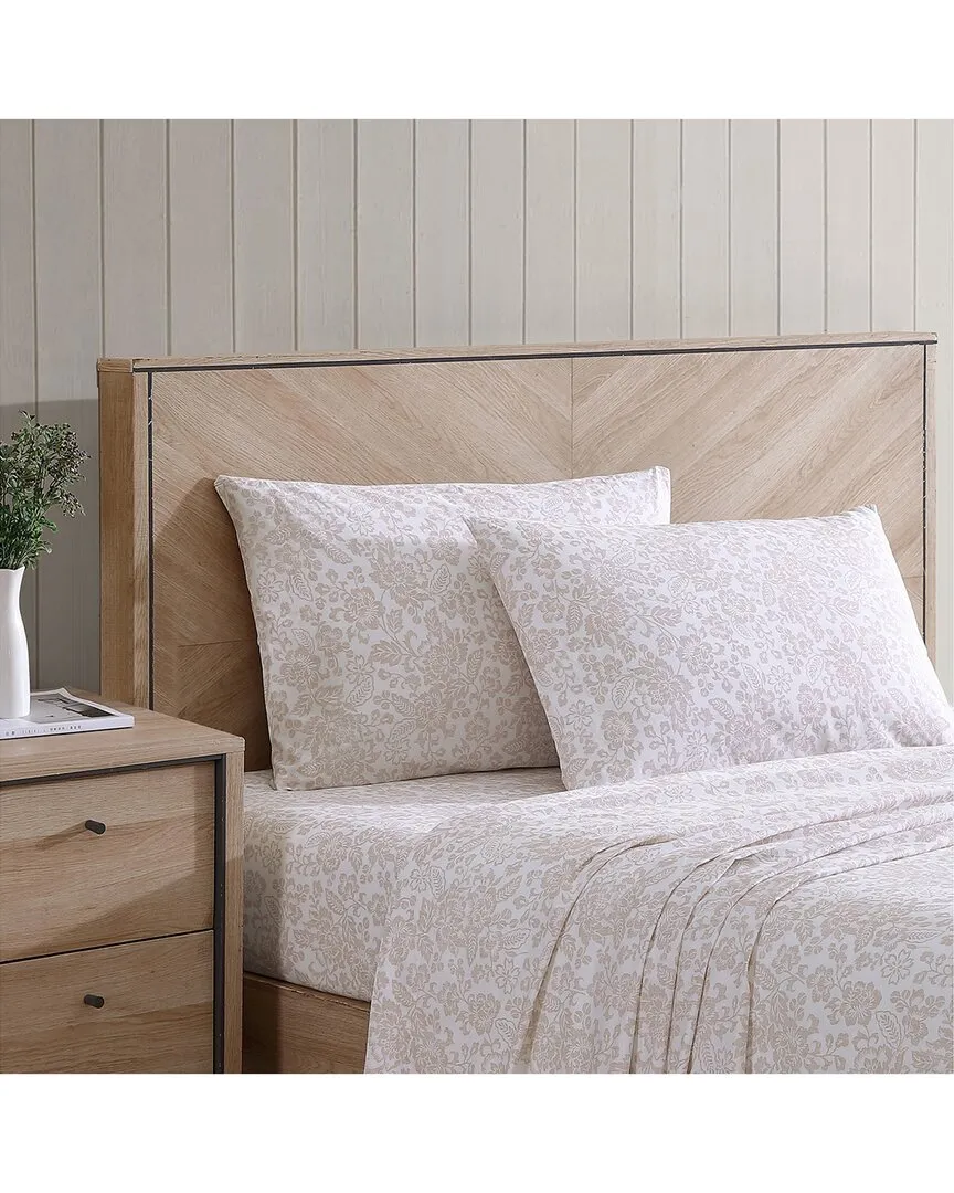 Mae Percale Sheet Set - Pink, Cotton