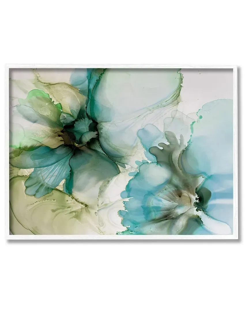Abstract Flower Petals Blooming Framed Giclee Wall Art