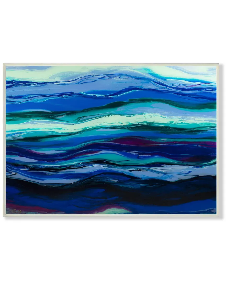 Acrylic Resin Shadow Twilight Movement Abstract Framed Art image
