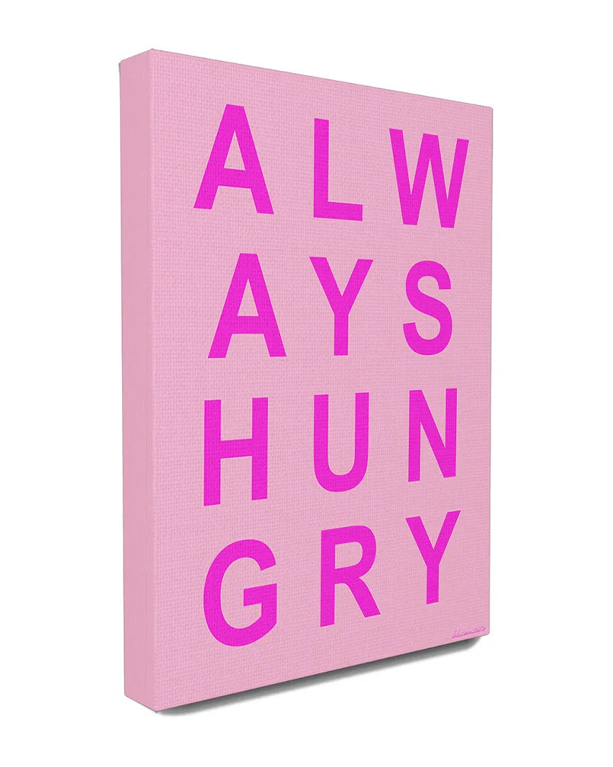 ALWAYS HUNGRY Canvas Wall Art by lulusimonSTUDIO image