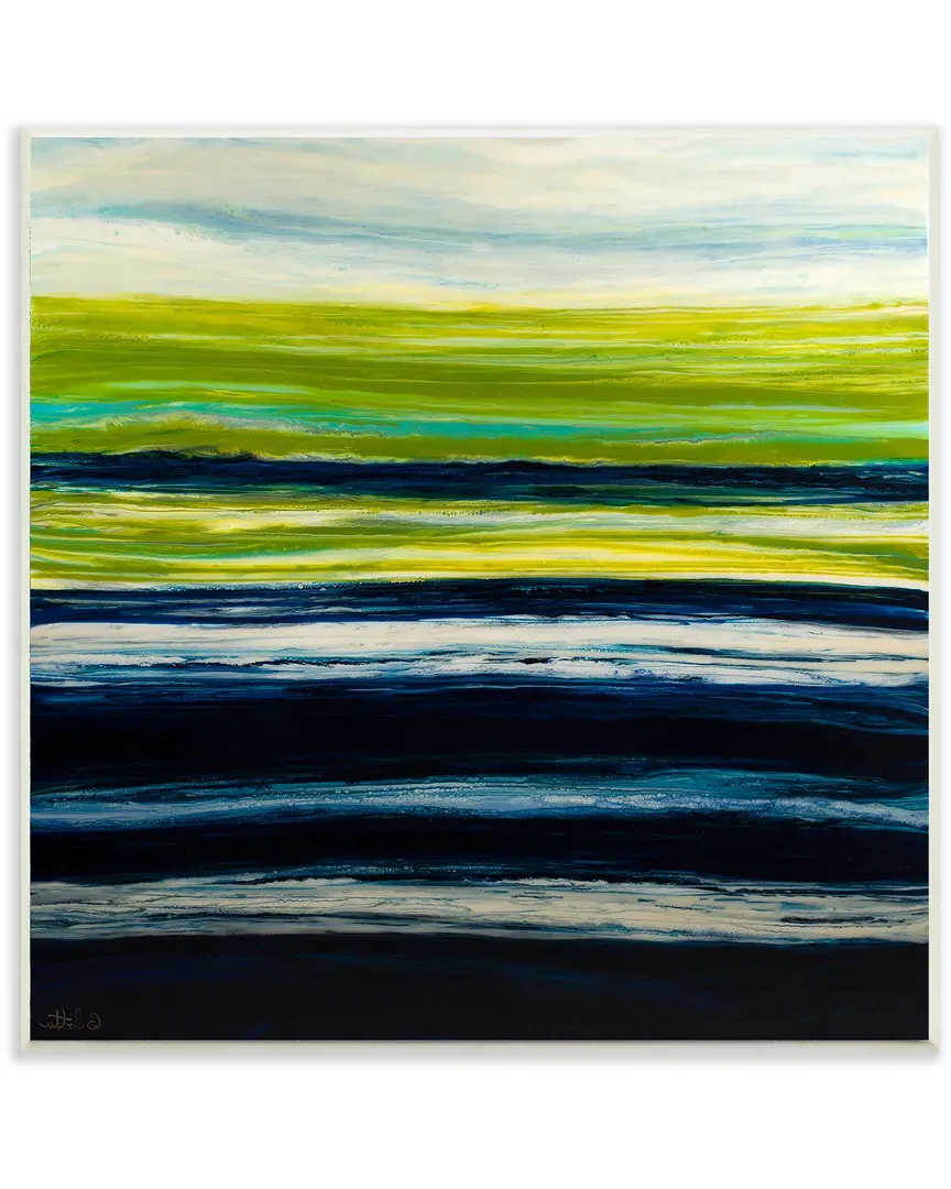 Barbara Bilotta Grass Field Lake Pond Abstract Framed Print image