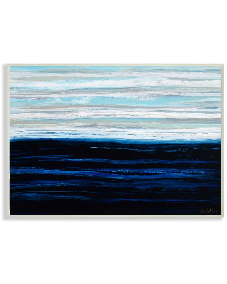 Barbara Bilotta Sky Clouds Wind Abstract Framed Art - White image