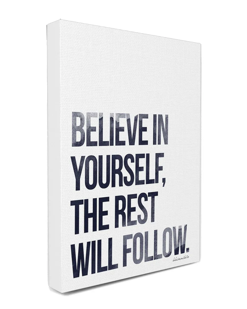 Believe in Yourself Glam Canvas Wall Art by lulusimonSTUDIO image