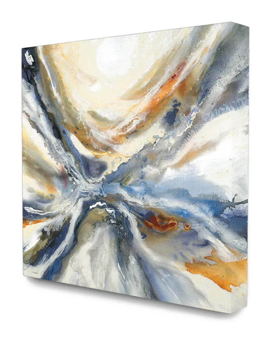 Blue & Orange Ariel Visions Canvas Art Print image