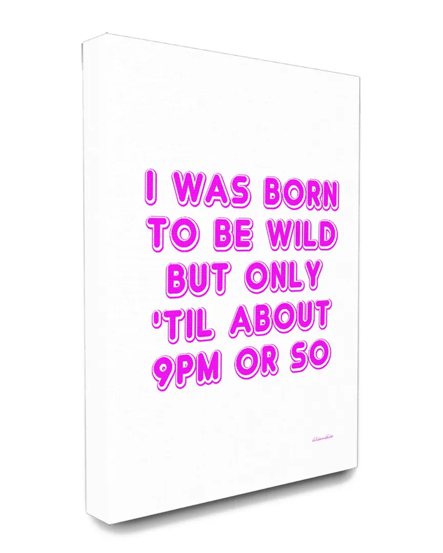 Born To Be Wild Humor Canvas Art Print image