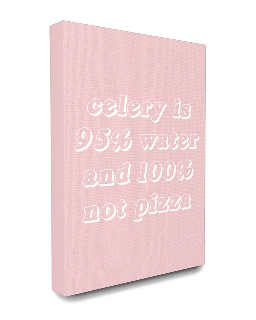 Celery is 95% Water Canvas Art Print image