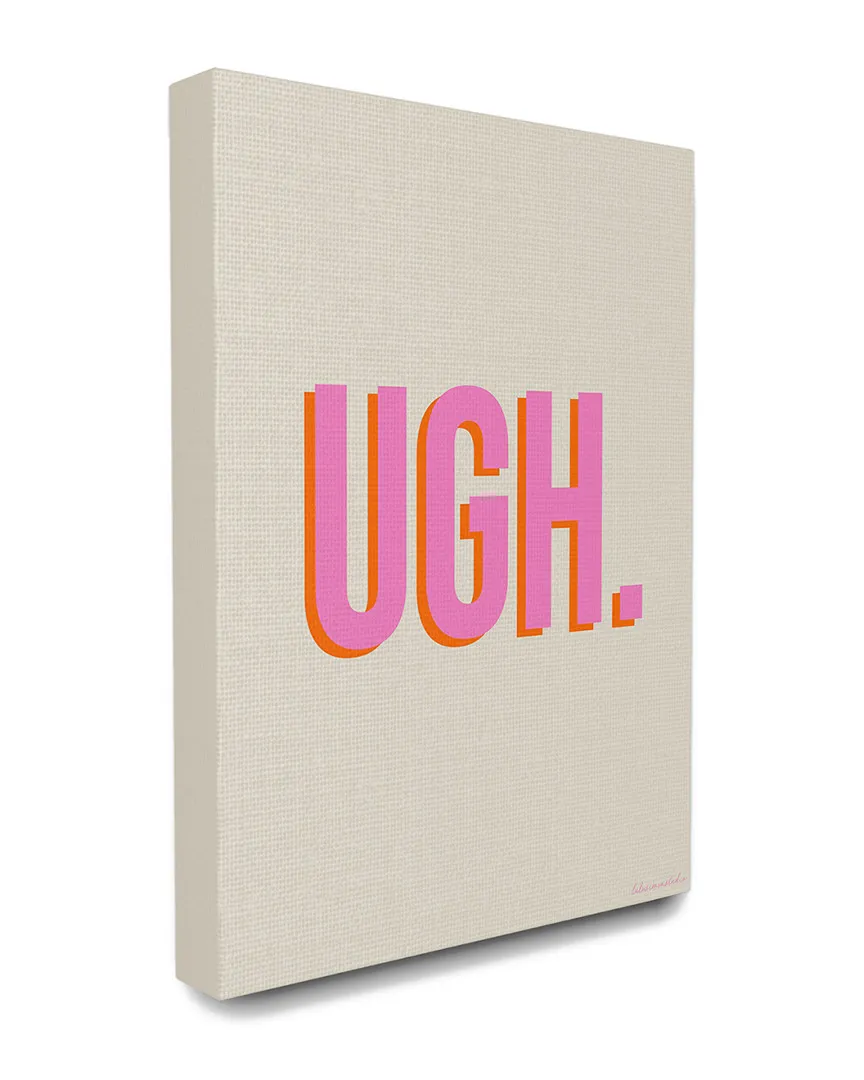 Collection UGH Typography Canvas Art Print image