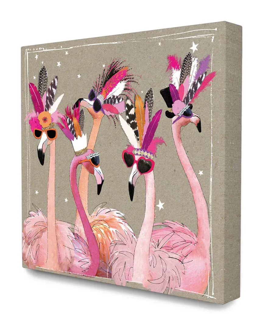 Fancy Pants Flamingos Canvas Art Print image
