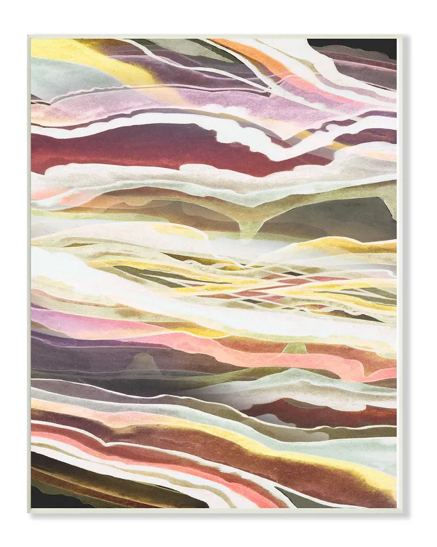 Grace Popp Waves And Streams Abstract Wall Art - White Frame image