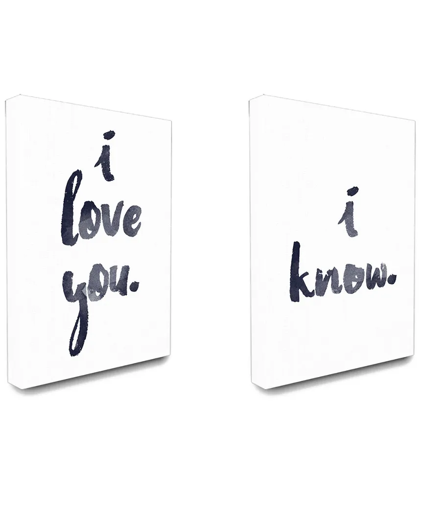 I Love You Canvas Wall Art
