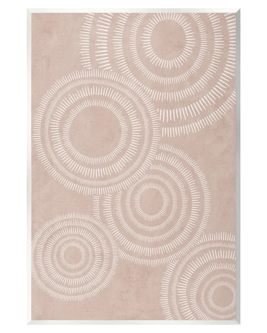 JJ Design House Boho Circles Wall Plaque - Beige image