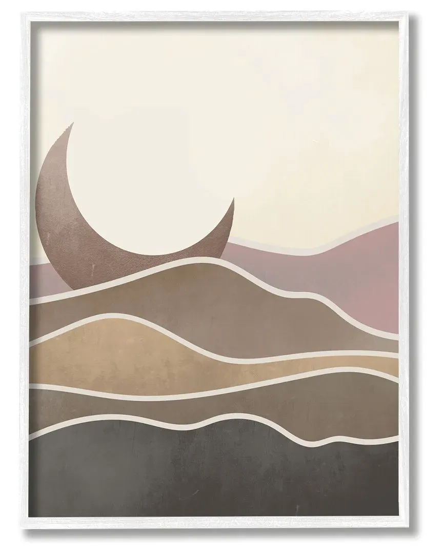 Lil' Rue Desert Moon Sand Dunes Framed Giclee Wall Art
