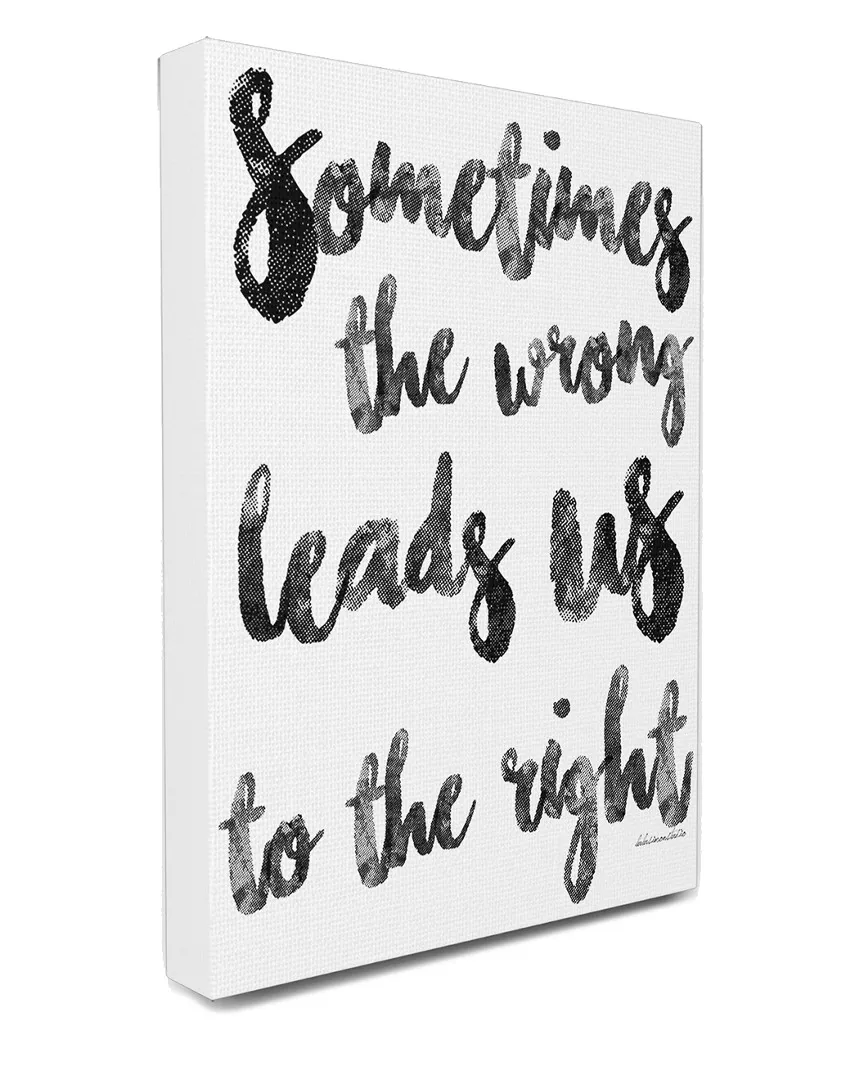 lulusimon STUDIO Canvas Wall Art - Sometimes The Wrong Leads image