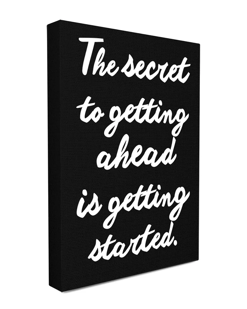 lulusimonSTUDIO The Secret to Getting Ahead Canvas Wall Art image