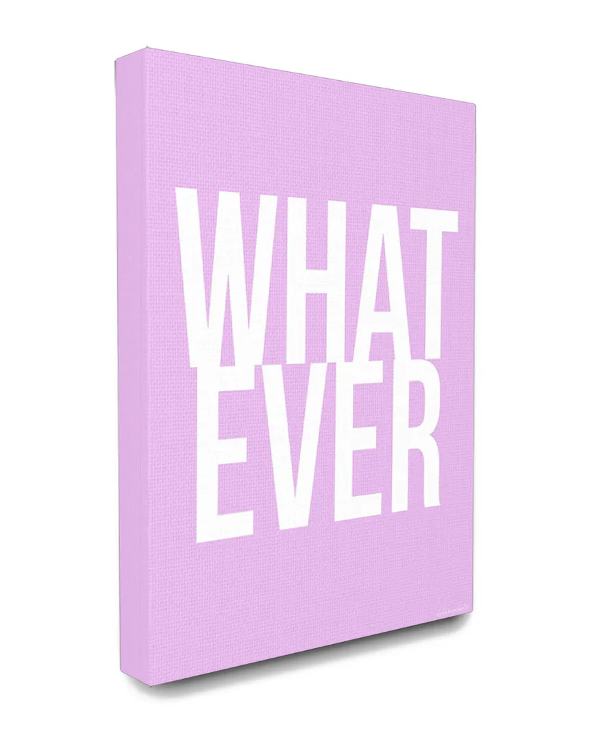 lulusimonSTUDIO WHAT EVER Canvas Art Print - Lavender image