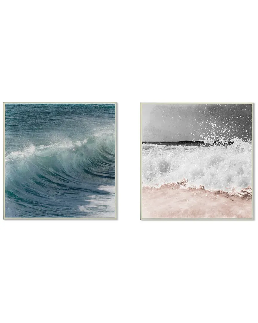 Marcus Prime Ocean Waves Lithograph Print - White Frame image