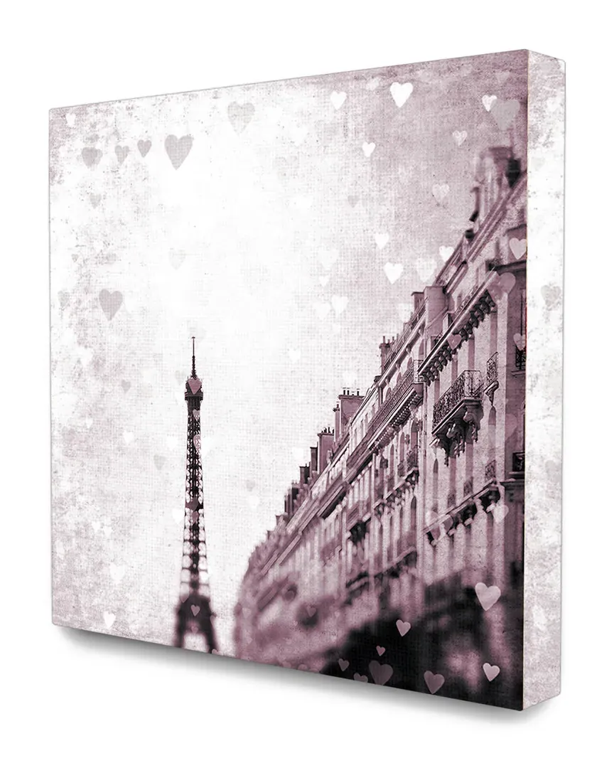 Paris Heart Storm Canvas Art Print image