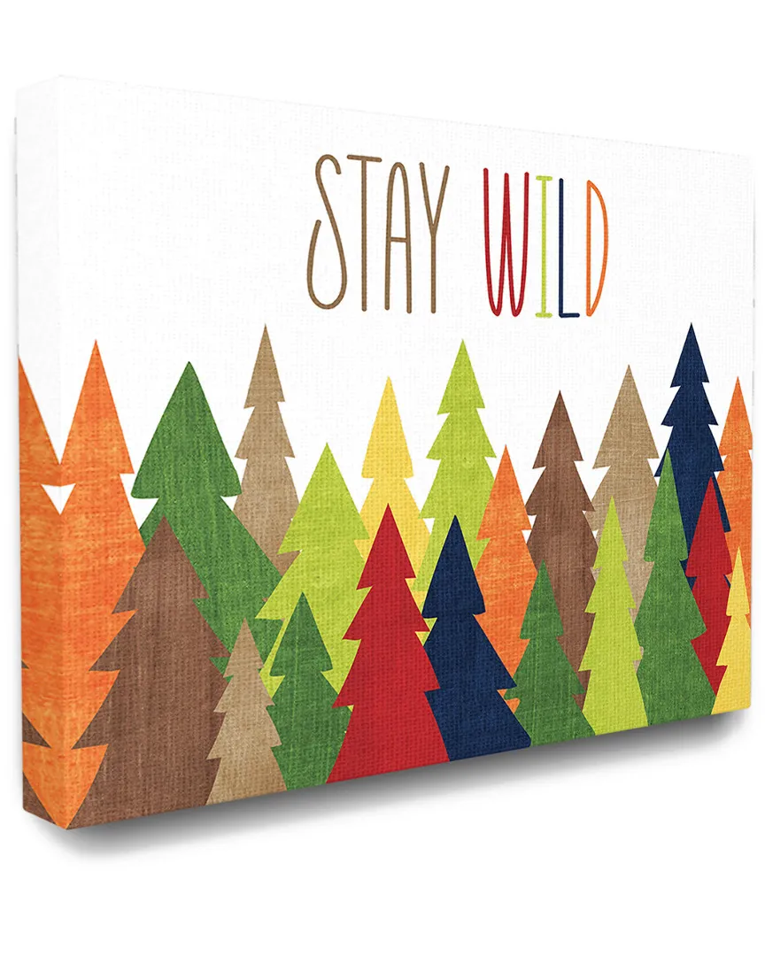 Stay Wild Forest Canvas Art Print