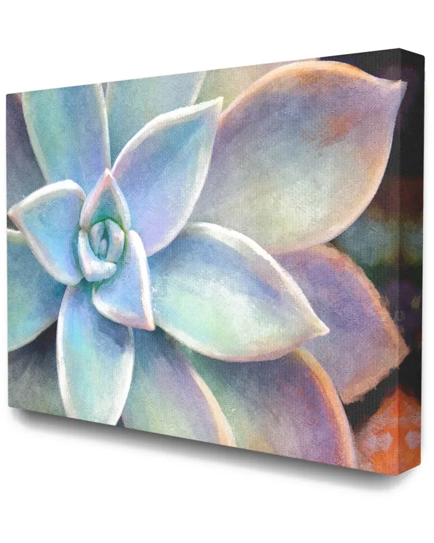 Succulent Plant Vibrant Bloom Canvas Wall Art image