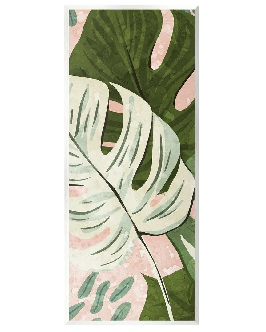 Tropical Monstera Leaf Wall Plaque Art image