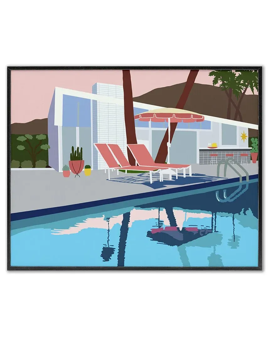 Tropical Vacation Home Framed Giclee Art - MDF