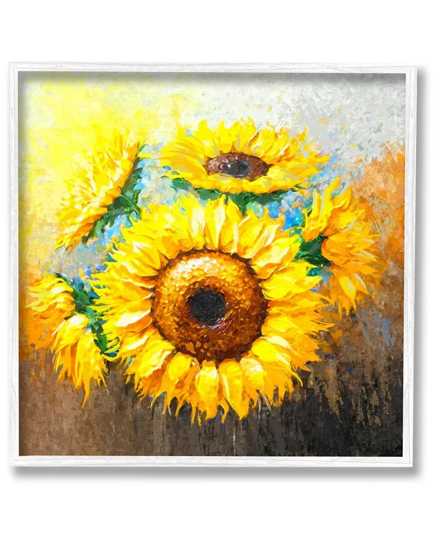Ziwei Li Sunflowers Framed Giclee Wall Art - White