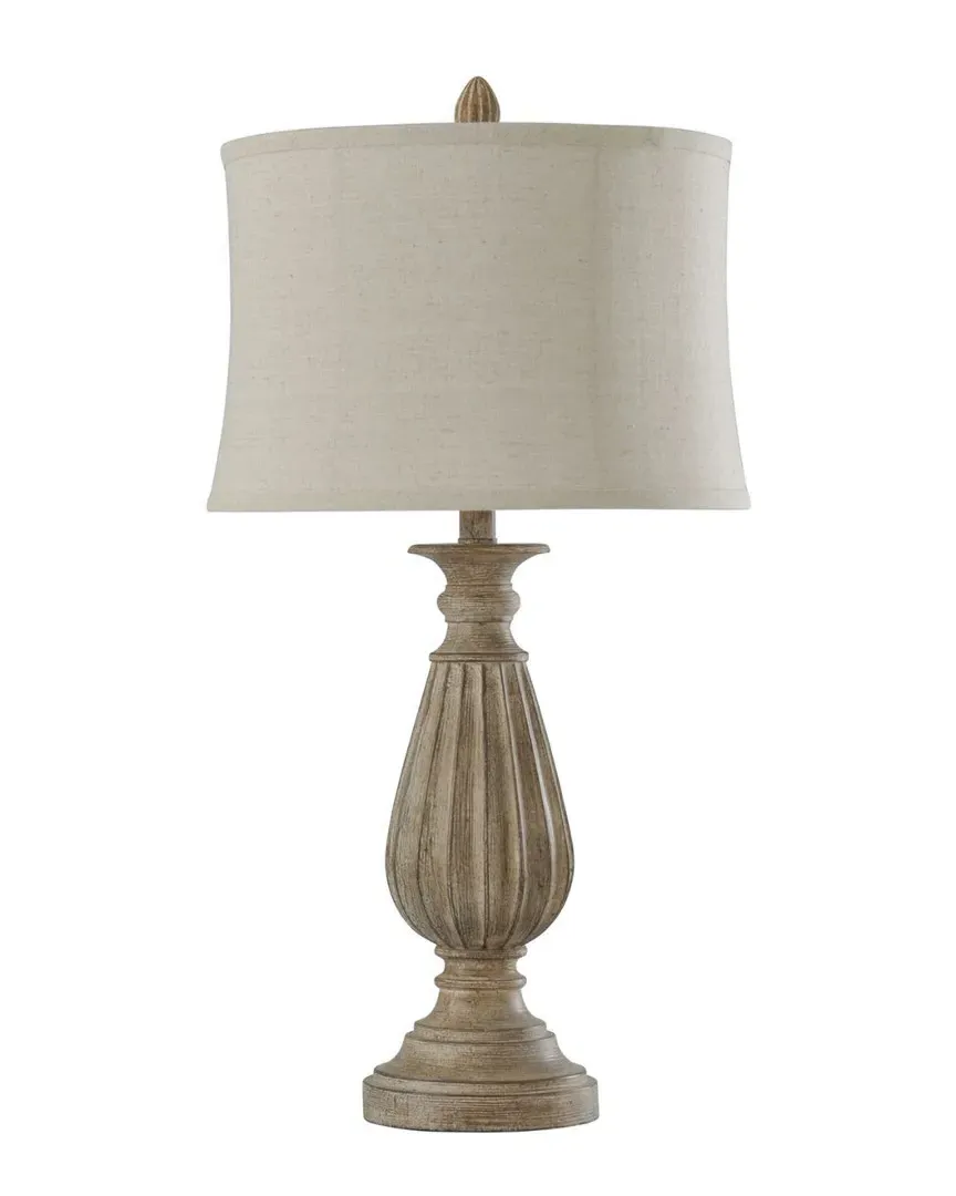 29in Poly Table Lamp - Brown, Crystal image