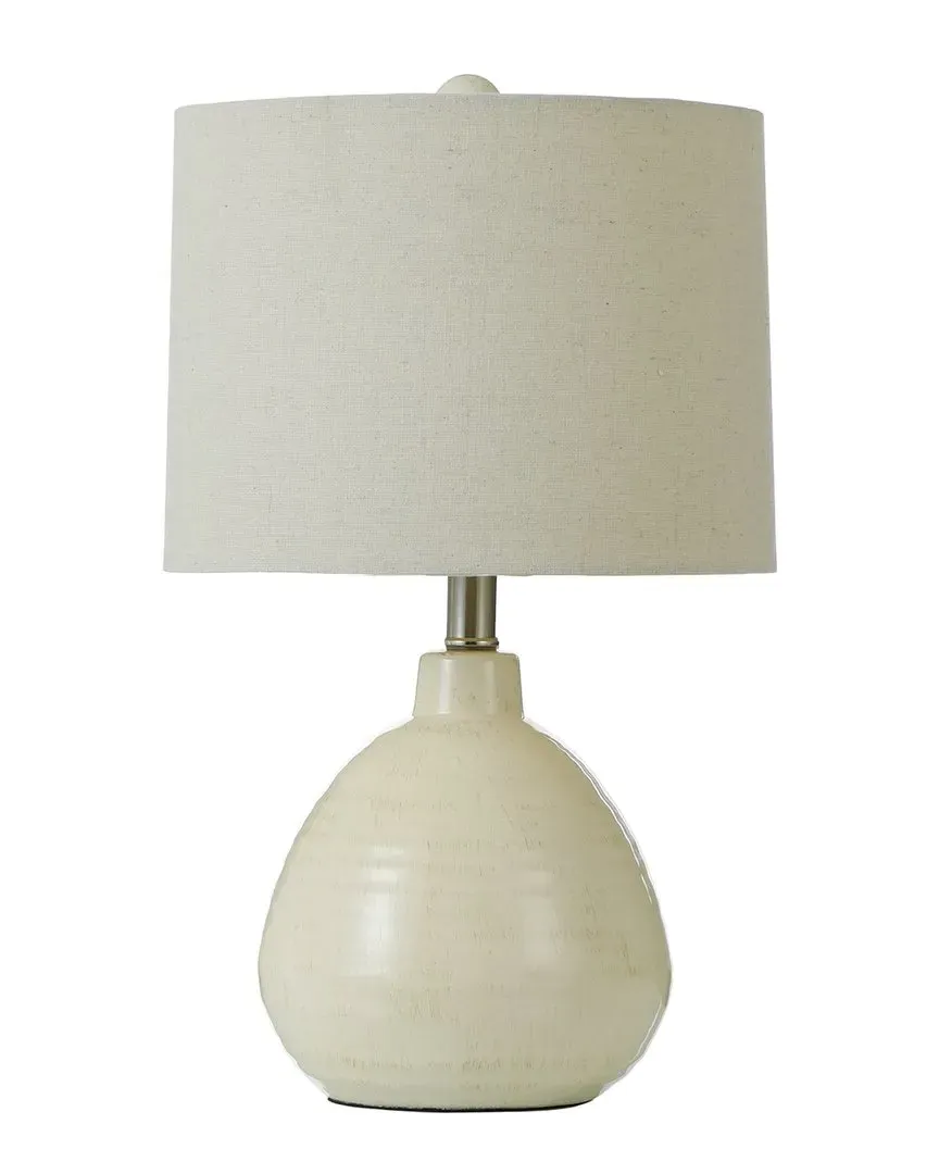 Cameron Ceramic Table Lamp - Vanilla Milkshake