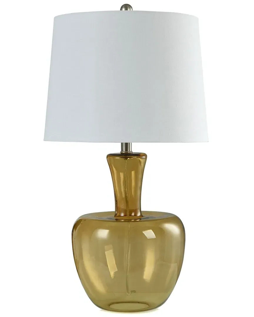 Gourd Shaped Table Lamp - Brown, Glass image