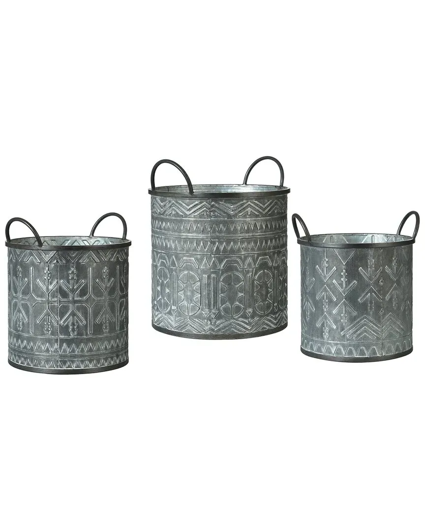 Murphy Set of 3 Galvanized Buckets image