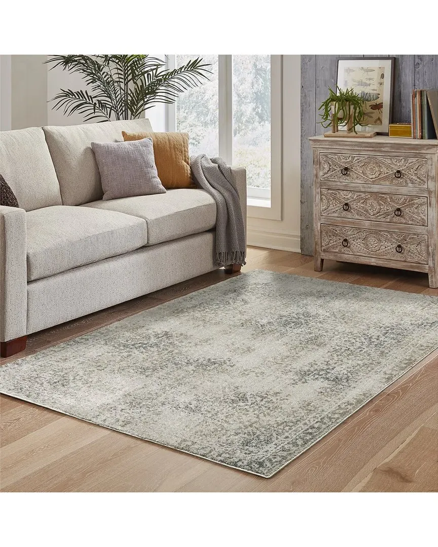 Ashton Oriental Rug - Grey, Polyester image