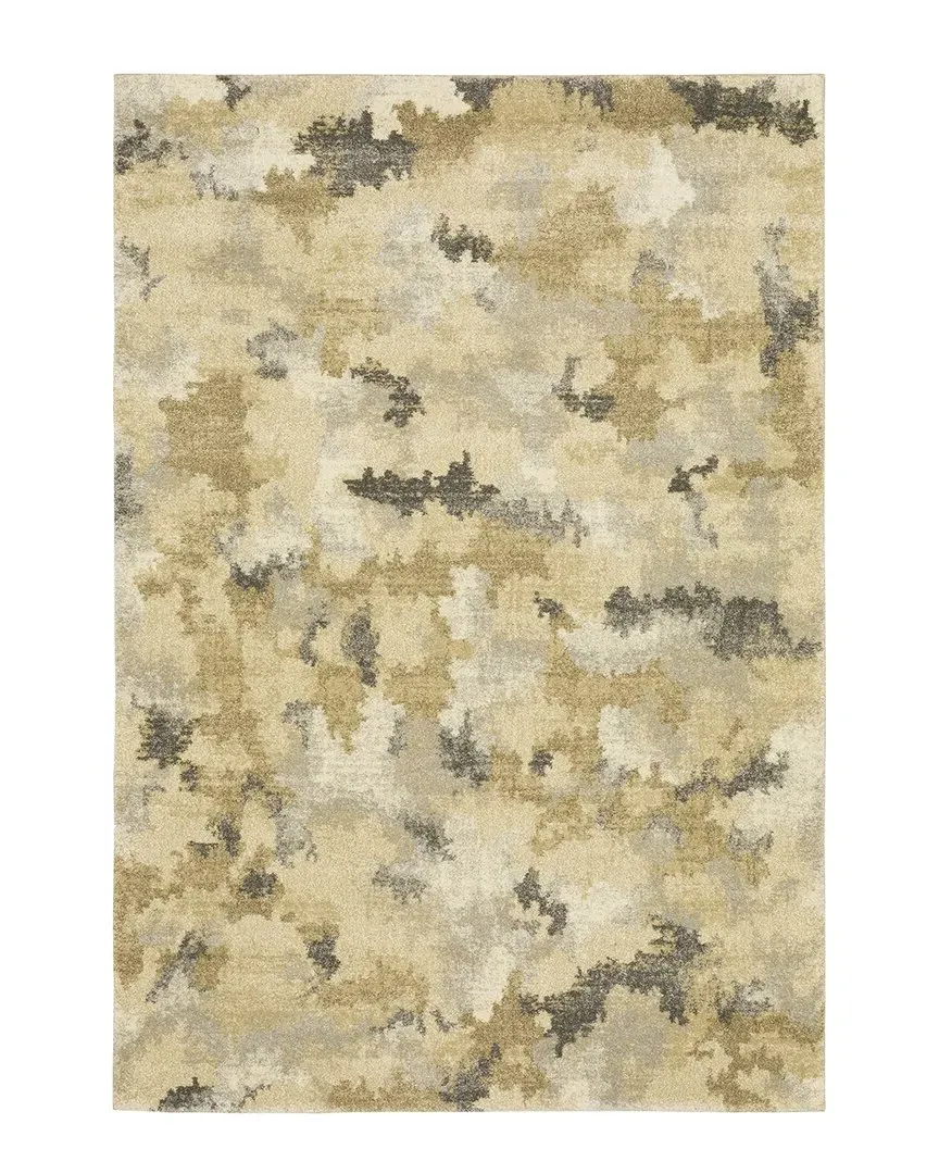 Avalon Abstract Rug - Beige, Polypropylene
